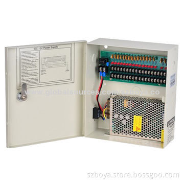 Professional CCTV Power Supply 10A for 18Channels Cameras,Max.1.1A/Channel